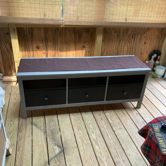 Flower and Leaves Embroidered Table Runner Rich Dark Brown 72 x 14 inch - Picture 6 of 8